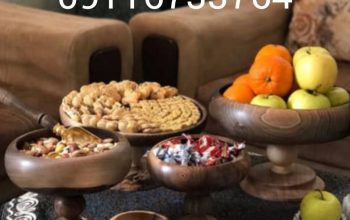 مرکز فروش تولید ظروف چوبی عمده و تک در قائمشهر