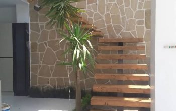 کار نجاری پله گرد چوبی و کف پله چوبی در کرج