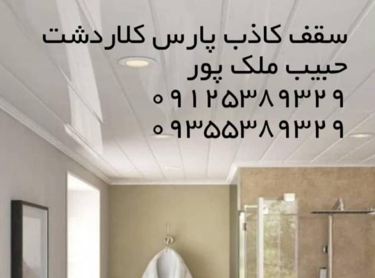 نصاب سقف کاذب سرویس های بهداشتی و استخر (حبیب ملک پور ) مازندران کلاردشت