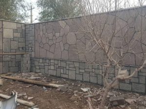 نصب و اجرا سنگ لاشه، مالون و سنگ ورقه ای