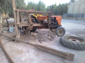 حفاری چاه آب کشاورزی