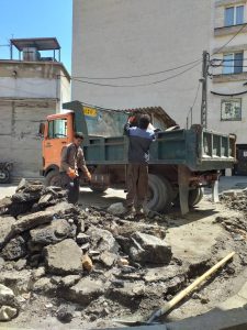 پیمانکاری حمل نخاله ساختمانی در شهر تهران