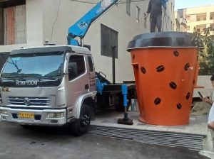 جرثقیل و خودرو بر شبانه روزی طهران