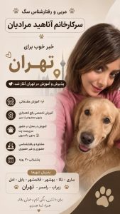 مربی و رفتار شناس سگ 